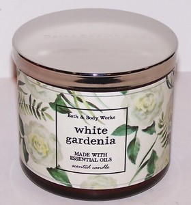 Wonderful Bath Body Works White Gardenia 3 Wick Scented 14 5 Oz Candle Ebay