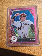 2021 Panini Prizm Draft Picks Pink Velocity # PDP163 Mike Jarvis