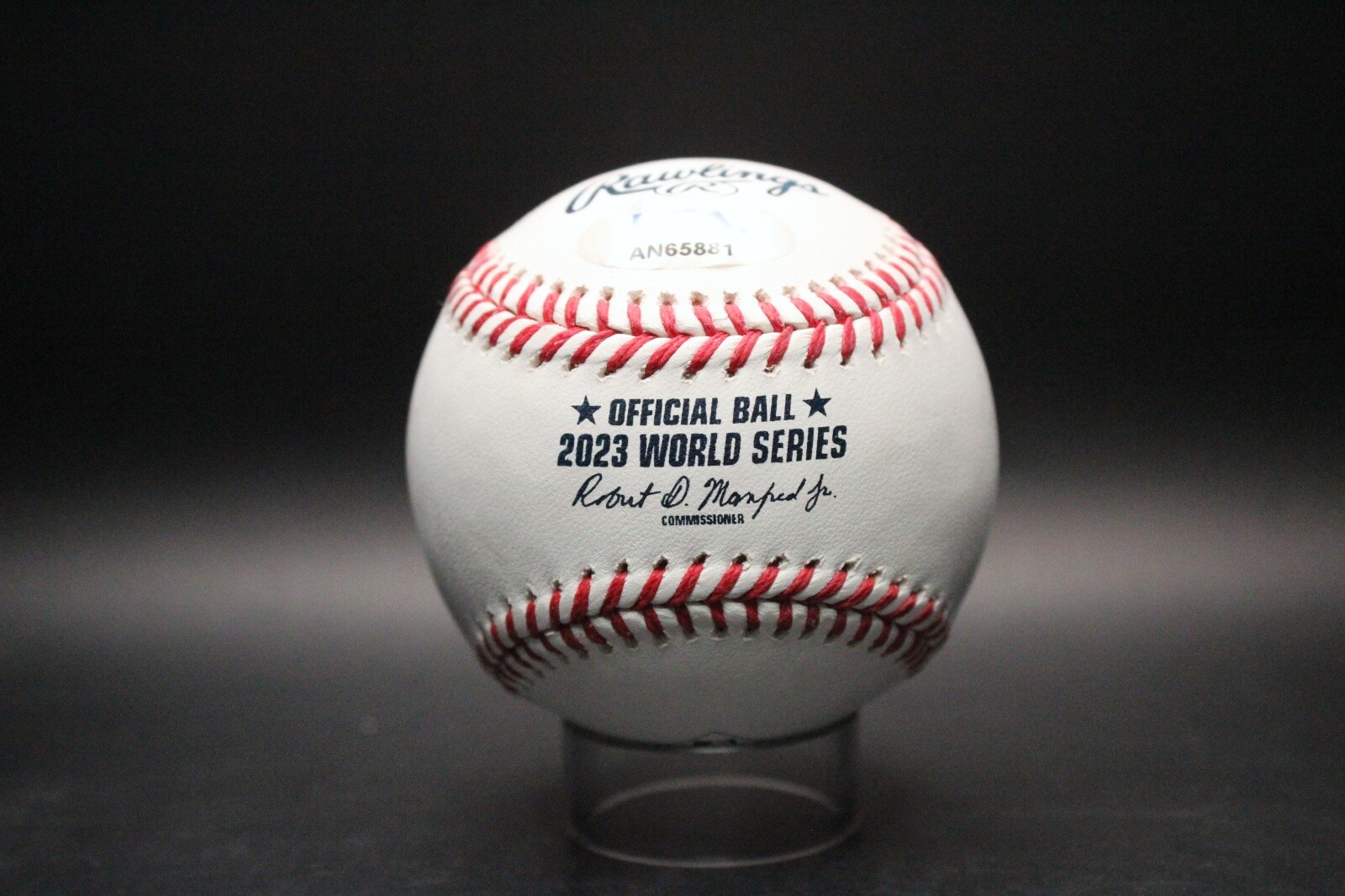 Travis Jankowski 2023 World Series Signed Baseball Autograph PSA/DNA AN65881 view 2