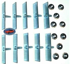 GM 1/2"-2-1/2" Body Fender Door Belt Trim Moulding Molding Push In Clips 10pcs Q
