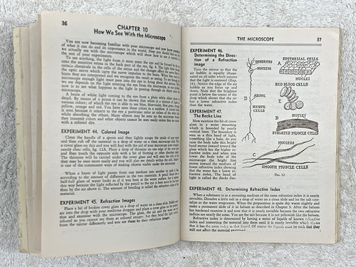 1958 Gilbert Fun With The Microscope Manual - Picture 3 of 6