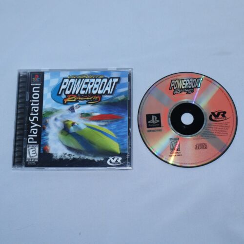 PlayStation PS1 VR Sports Powerboat Racing jeu avec étui et manuel, 1998 - Photo 1 sur 2
