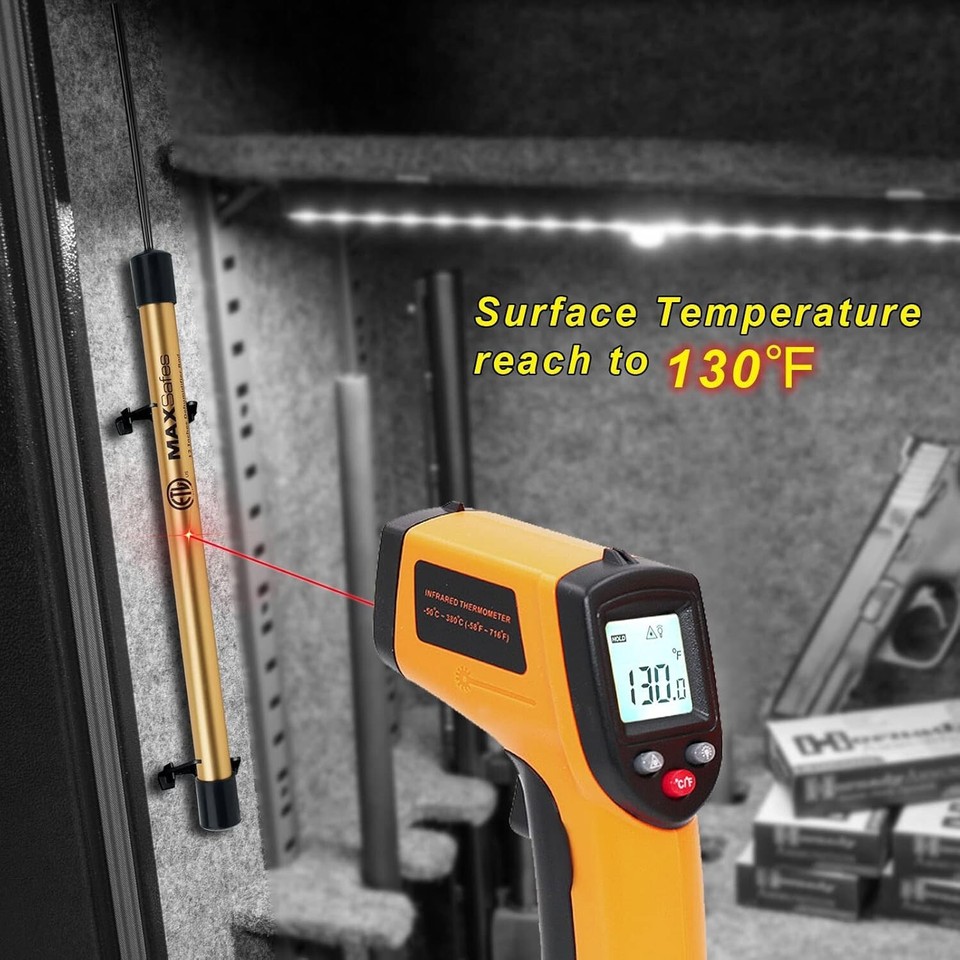 Gun Safe Dehumidifier Rod, Dry Golden Rod Easy Installation Plugin