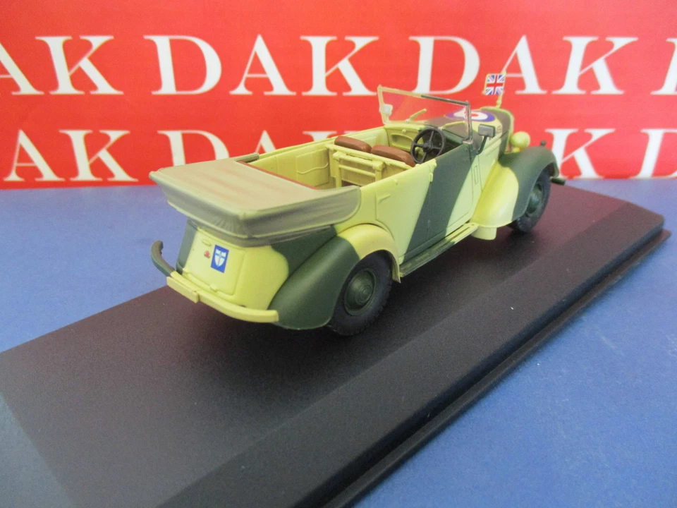 Die cast 1/43 Modellino Auto Humber Super Snipe British 8th Army HQ Italy 1943 - Immagine 3 di 4