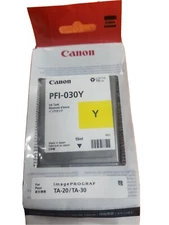 Canon PFI-030Y Pigment Yellow 55ml Ink Tank for imagePROGRAF TA-20 TA-30