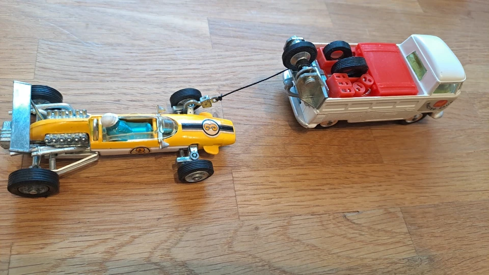 Corgi Giftset #25 VW Truck, Trailer, Cooper Maserati F1, OVP, 1. Hand, Zustand 1 - Bild 3 von 4