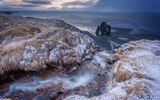 Landscape nature winter Custom Gaming Mat Desk