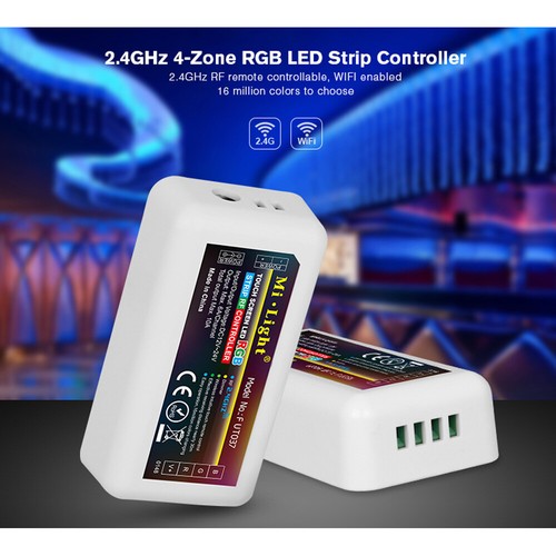 Milight wifi 2.4G RF 4 Zone LED remote Controller RGB CCT RGBW LED Strip Light - Picture 14 of 50
