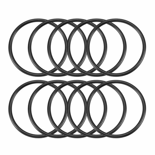 10Pcs 68mm x 60mm x 4mm Industrial Black Rubber O Ring Oil Seal Gaskets