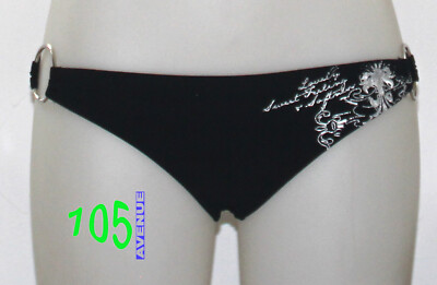 Bas De Bikini Banana Moon Tyler Cowarts - Taille FR 36 (34 EU), Noir Argent, Neuf Avec étiquettes
