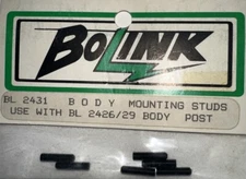 Bolink #2431 Body Mounting Studs Use W/ 2426/29 Body Post New Vintage RC Car