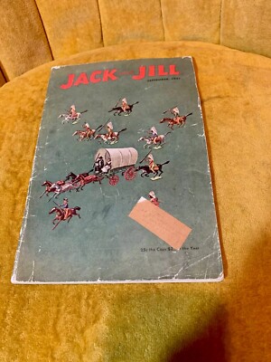 Antique JACK and JILL BOOKLET SEPTEMBER 1951 Rare Collectible Kids Media  Childs