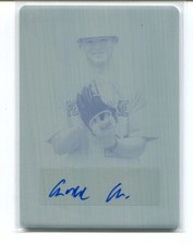 2022 Leaf Perfect Game Gabe Gaeckle Rookie Auto Cyan Printing Plate 1/1