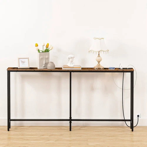 Konsolentisch mit Ladestation Flurtisch Sofatisch Vitrinentisch - Bild 18 von 23