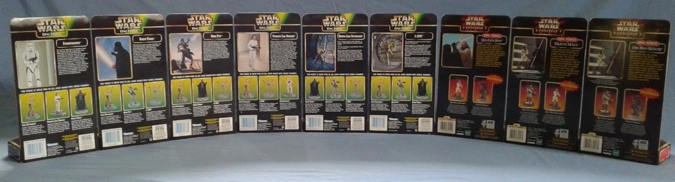 Star Wars Complete Sealed Epic Force 360° rotating 9 Figure Set, limited poses - Image 2 of 4
