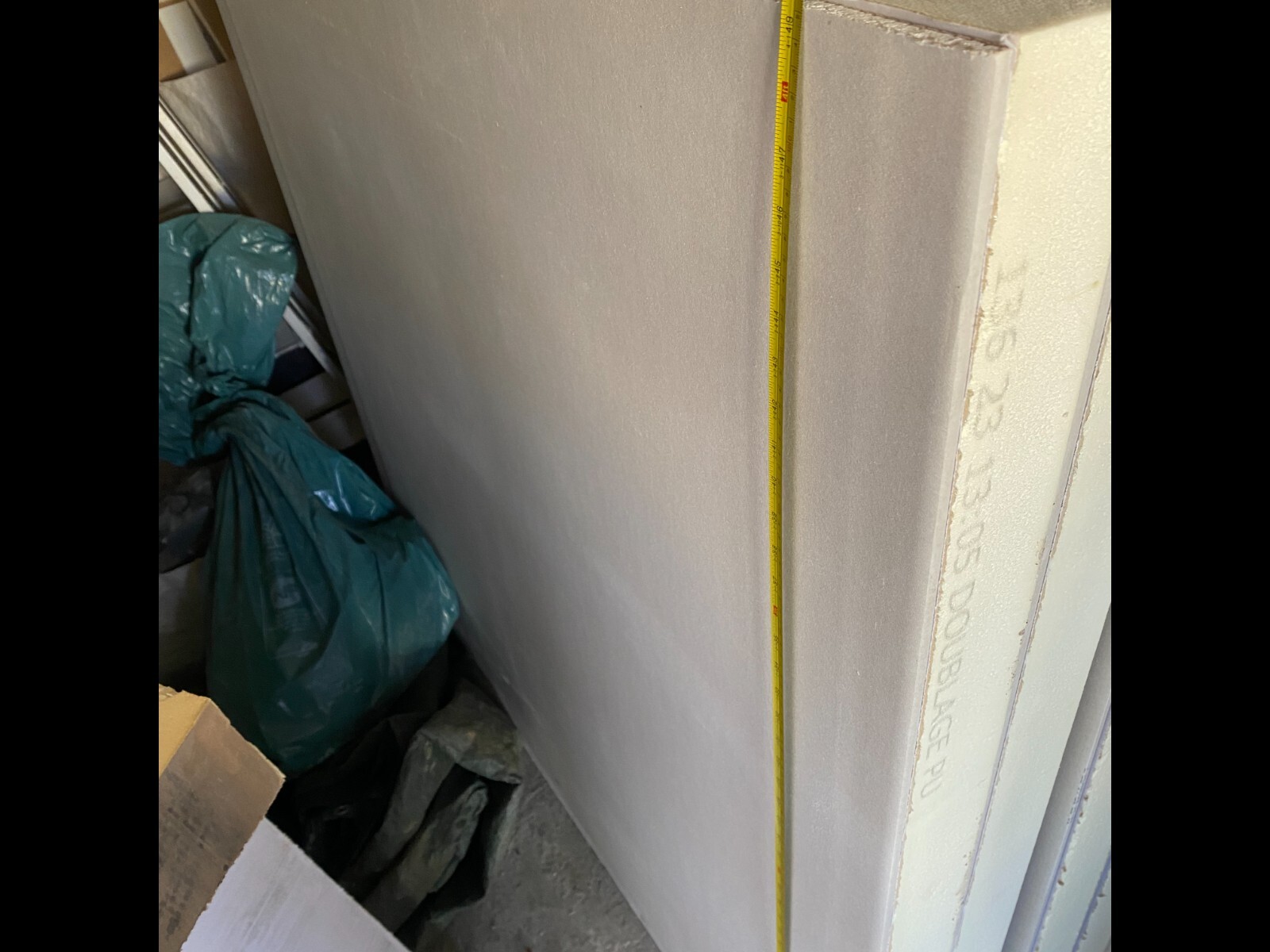Plaque d'isolation polyuréthane R3.75 panneau isolant thermique sol et mur intérieur mince