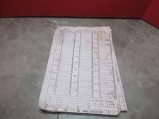 MORI SEIKI SL-1H CNC LATHE PRAMETERS LIST PARAMETER TABLE SHEET CNC YASNAC 2000G