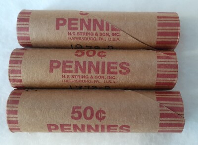 1978-D *Original Bank Wrapped * UNC Lincoln Cent Roll   ( 1 roll ) COPPER!!!