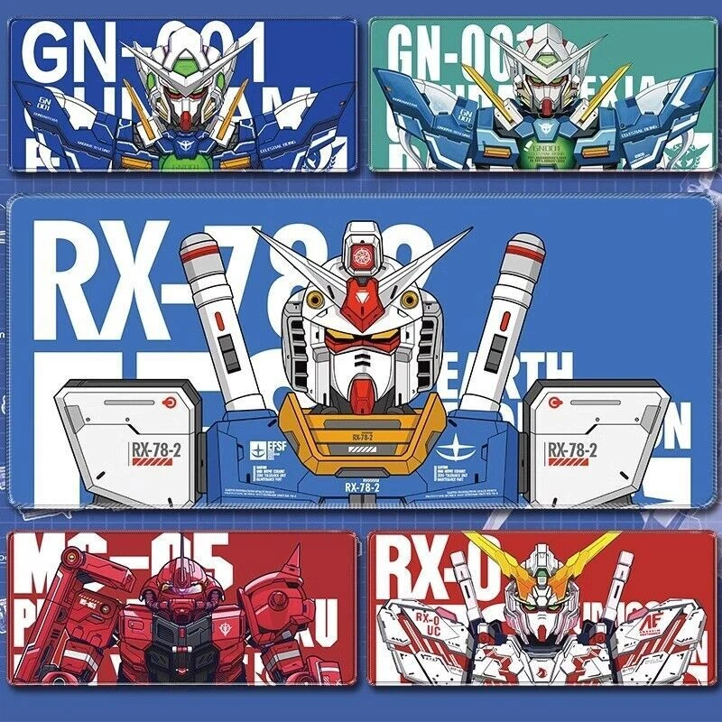 Big Non-Slip GUNDAM Theme Mousepad Gaming Keyboard Mouse Pad Desk Mat Gift L/XL - Image 3 of 4