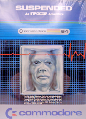 COMMODORE 64/128 -- SUSPENDED (COMMODORE/INFOCOM - DISK) #NOS #SEALED