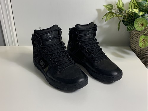 DC Torstein Mens Boots Black Camouflage 