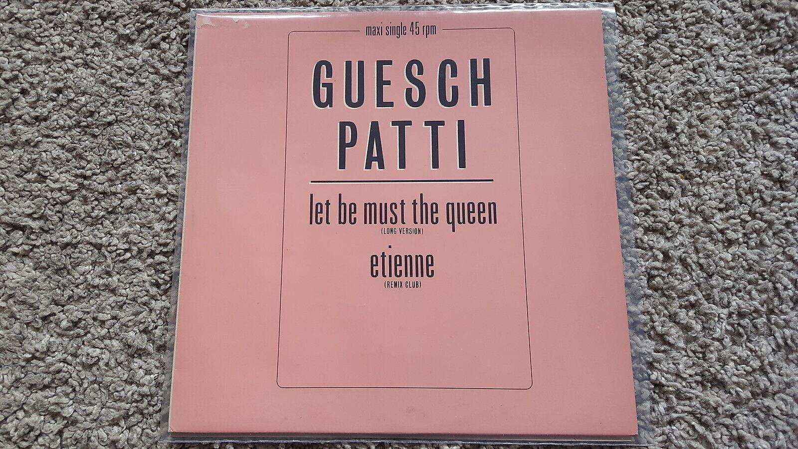 Guesch Patti - Let be must the queen/ Etienne 12'' Vinyl SPAIN PROMO