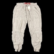 NWT 178 Johnny Was Pants Womens Medium Ramble Pull-On Rayon Cargo Joggers NEW