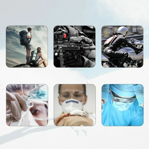 Safety Glasses CLEAR1 pair. Goggles Clear lens Anti-Fog Eye Protector. BRAND NEW - Picture 9 of 9