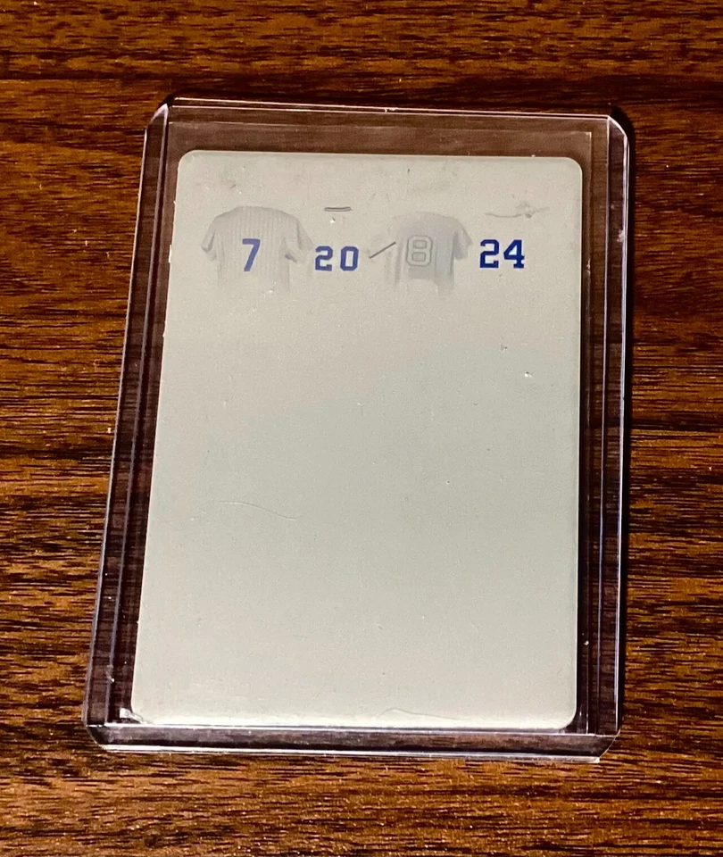 Juego de béisbol Mickey Mantle 1/1 2020 hoja 1 de 1 Ted Williams (solo 1) Yaz Quad Foto 3 de 4