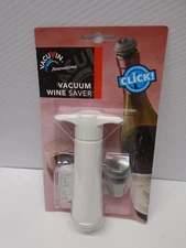 Vacuum Wine Saver VacuVin White NEW