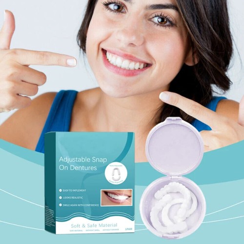 1~3Pack Veenora Clip-On Veneers, Lonryd Smileflex, Adjustable Snap-On Teeth - Picture 2 of 13