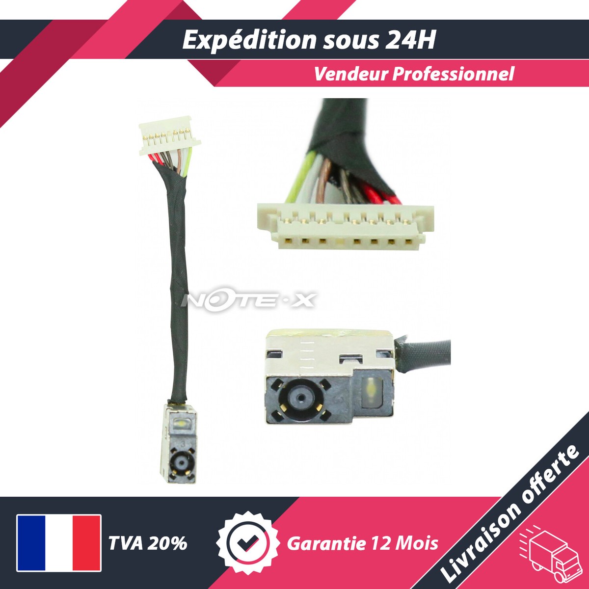 Connecteur DC Jack D'alimentation Pour HP Pavilion X360 14-cd - Neuf