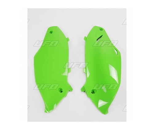 UFO Front Number Plate for Kawasaki KX250F 2017-2025 - GREEN