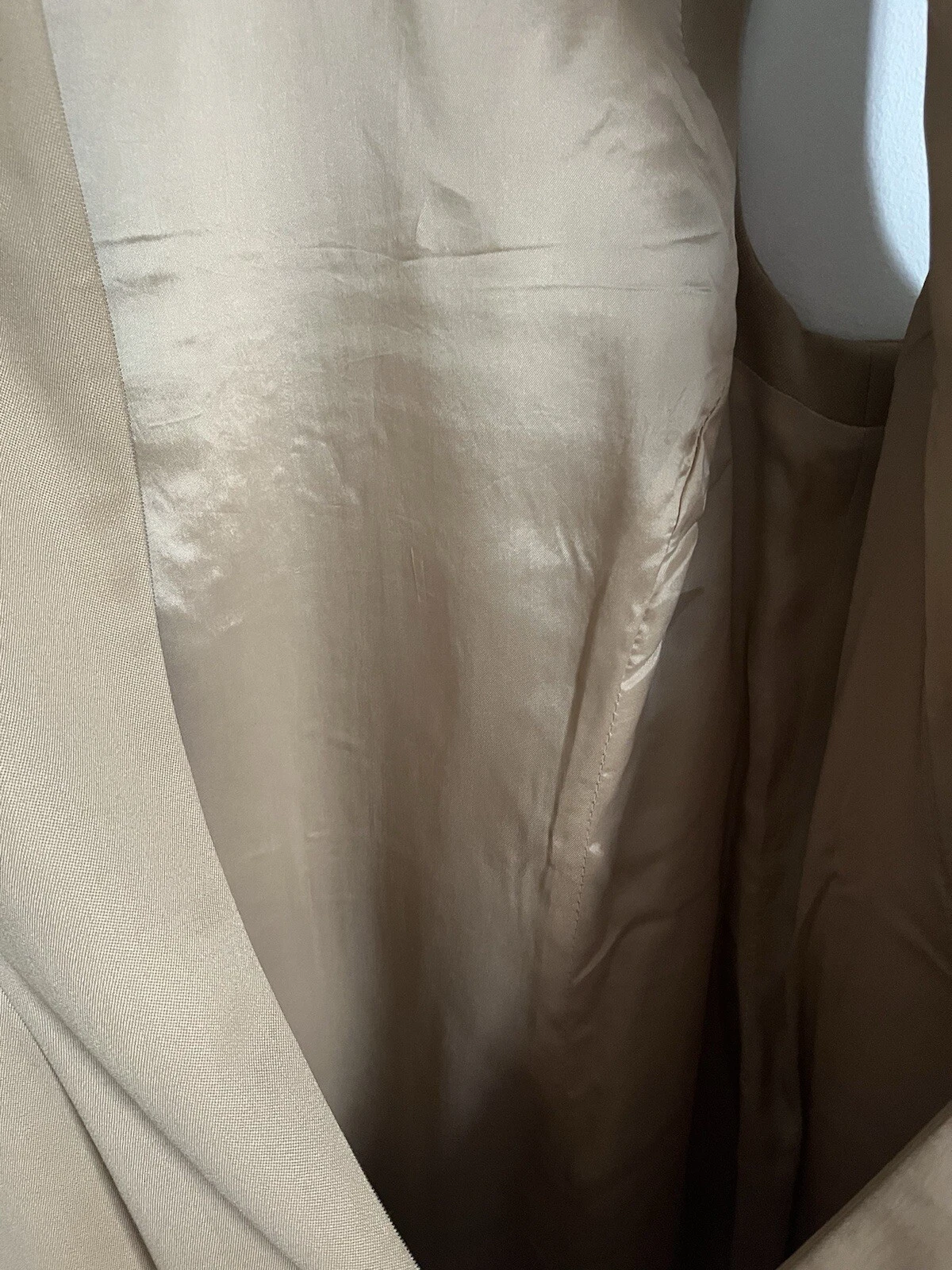 Abito tunica A I 2004 Versace by Donatella nero lana fibbia M IT42 Vintage