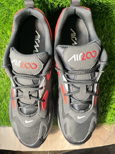 Men Size 11 - Nike Air Max 200 Black University Red ci3865-002 Excellent Cond - Picture 10 of 10