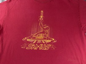 Metroid Prime Samus Video Game Nintendo Promo Shirt N64 SNES NES WII - Mens XL