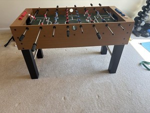Foosball Table Full Size Soccer Game Table Sturdy Wood LOCAL PICKUP