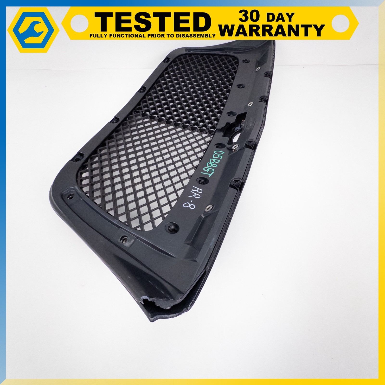 03-08 BENTLEY CONTINENTAL GT FRONT HOOD RADIATOR GRILLE BLACK OEM