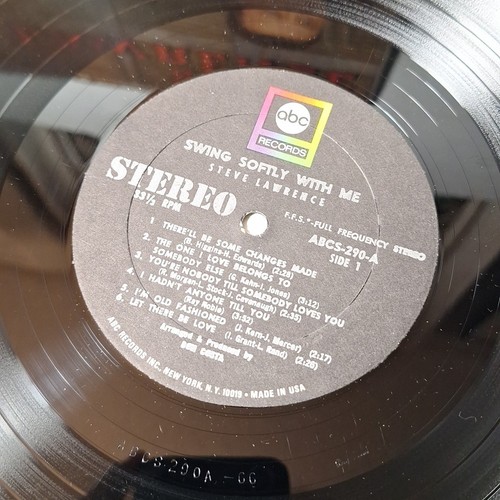 Steve Lawrence Swing Softly With Me Vintage 1959 Vinyl LP Record Album ABCS-290 - Foto 3 di 11