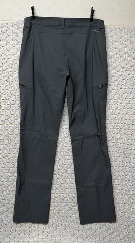 Pantalon Eddie Bauer First Ascent femme taille 14 gris randonnée fermeture éclair poches cargo trek - Photo 4 sur 11