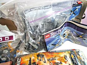 4 boxes of LEGO Technic pieces & instructions #'s 8238, 8222,8241 & 8523 Lot
