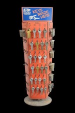 Vintage ILCO Unican Rotating Key Display Towe...