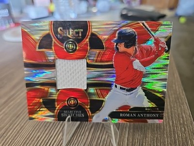 2024 Panini Select -Selective Swatches Roman Anthony #SS-RA Flash Prizm(MEM, RC)