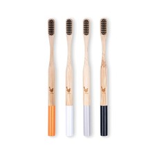 Toothbrush with Soft Infused Bristles, Set of 4