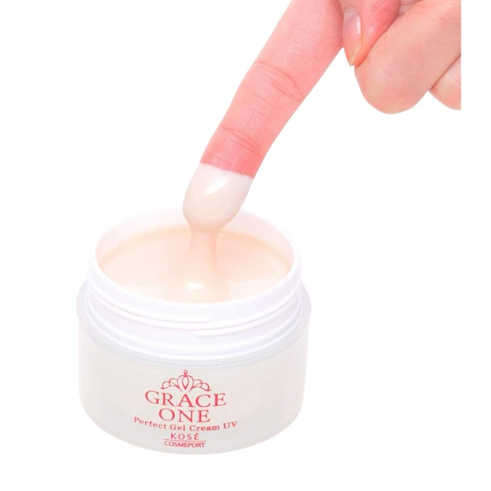 Cuidado de día antienvejecimiento UV SPF50+ PA++++ Kose Grace One Perfect Gel Crema 100 g Foto 4 de 4
