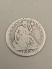 1848-O Seated Liberty Silver Half Dollar 50c