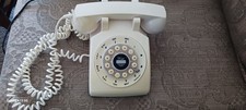 Vintage White Crosley Telephone Model CR-58 Push Button Desk Phone 2003-Tested