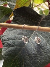 Ernstes Design Ohrringe E326 Edelstahl Hänger Kugel Ohrhänger