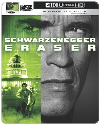 Eraser 30th Anniversary Edition 4K UHD Blu-ray Steelbook NEW