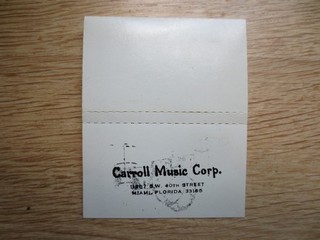 Carroll M. Zigarettenpapier cigarette paper papel de fumar papier a cigarettes